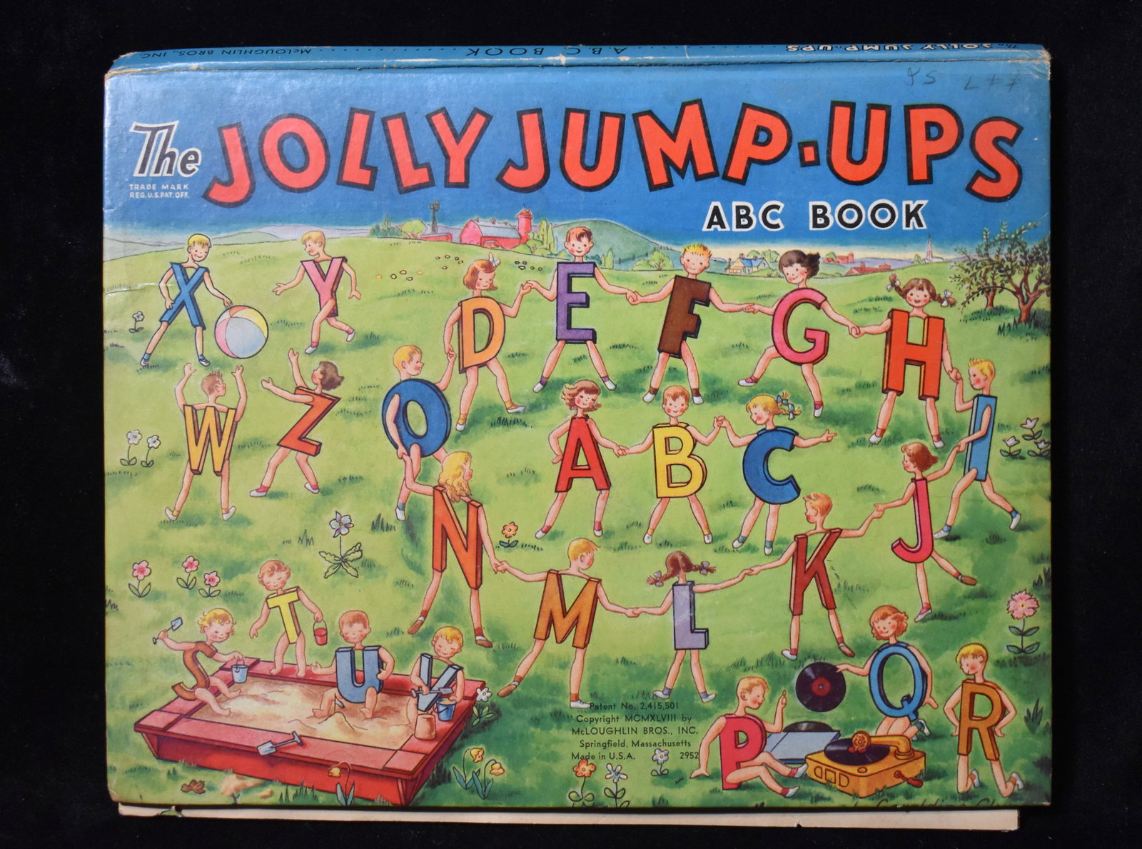 The Jolly Jump-Ups ABC Book w/ Pop-Ups all in excellent Condition RARE 1948 (1 of 9)