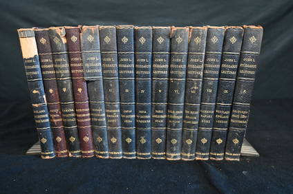 14 Book Set of John L. Stoddard's Lectures copyright 1897. (1 of 10)