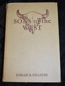 SONS OF THE WEST BIOGRAPHICAL ACCOUNT OF EARLY DAY WYOMING Signed 1941 (1 of 9)