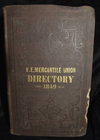 1849 THE NEW-ENGLAND MERCANTILE UNION (1 of 9)