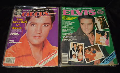 14 Vintage 1970's Magazines about Elvis Presley (1 of 8)