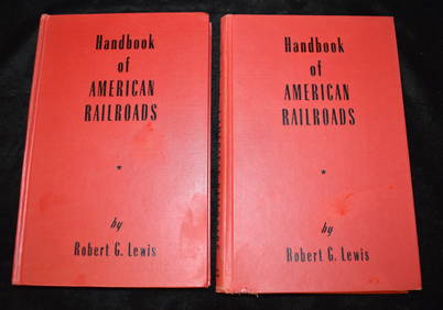 2 Handbook of American Railroads by Robert G. Lewis 1956 (1 of 9)