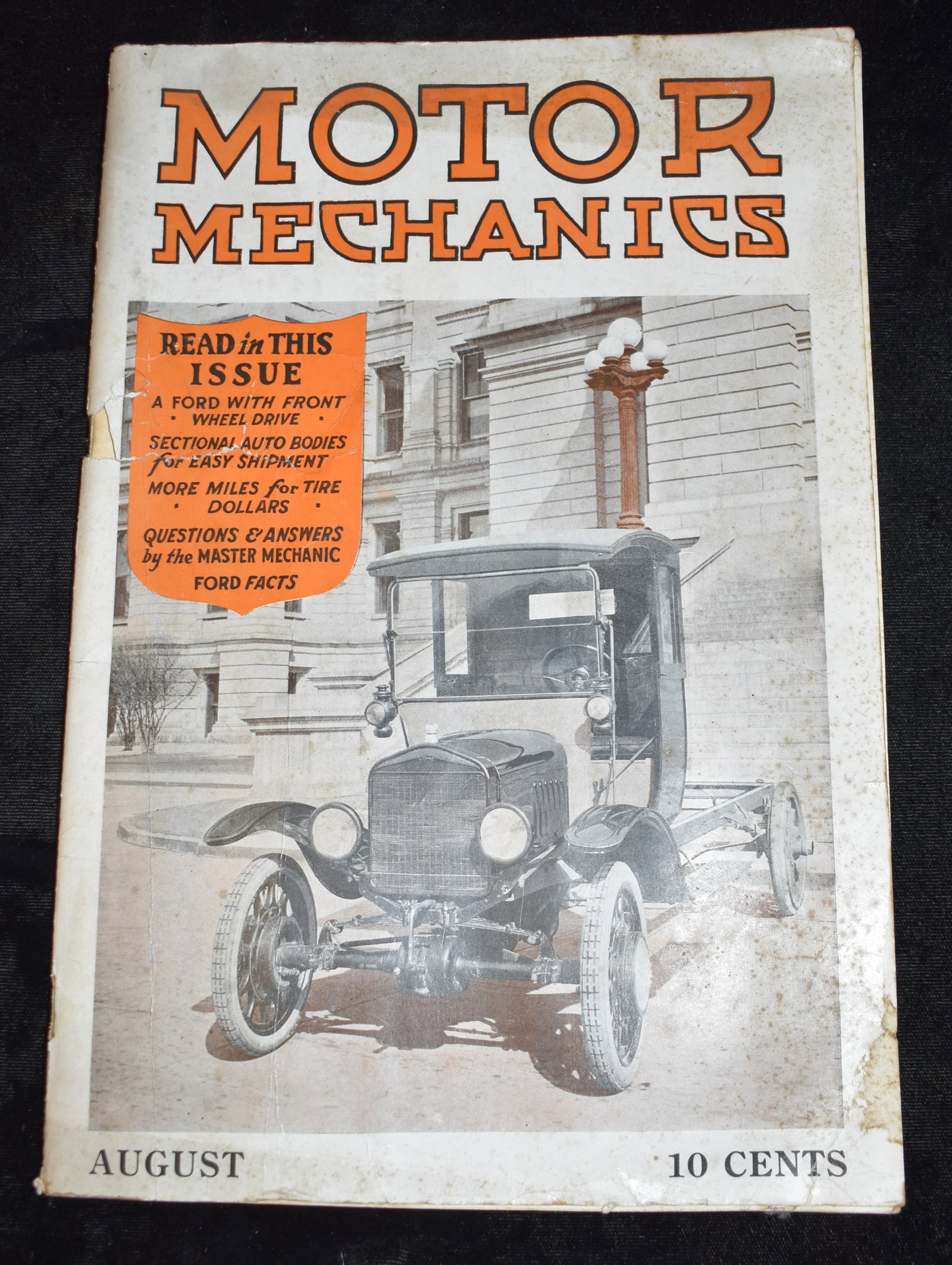 August 1917 Motor Mechanics Magazine Ford w/ Front Wheel Drive (1 of 5)