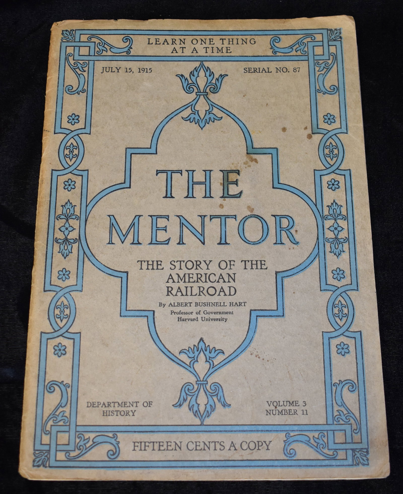 1915 The MENTOR The Story of the American Railroad (6 plates) (1 of 6)