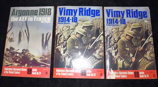 3 WWI Softbacks Vimy Ridge & Argonne 1918 (1 of 9)