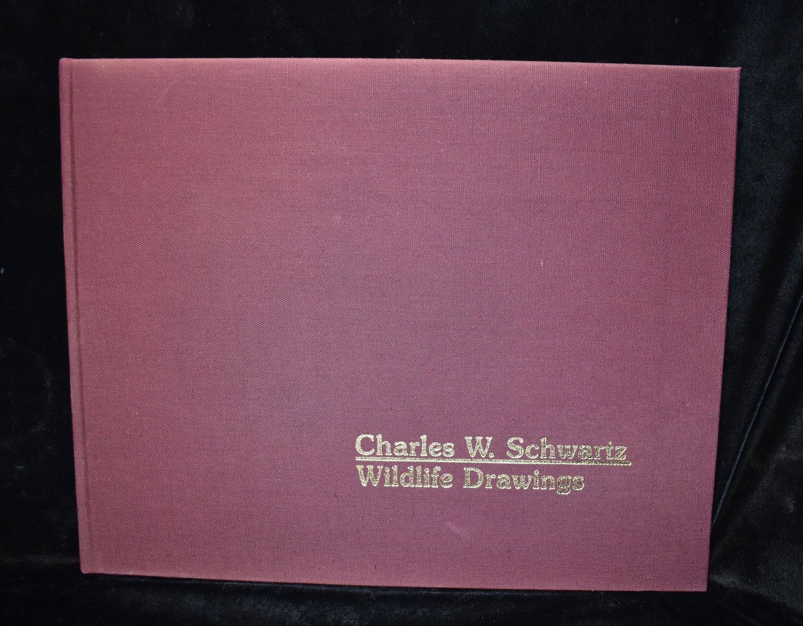 WILDLIFE DRAWINGS by Charles W. Schwartz 1980 1st edition Folio Size Excellent (1 of 7)