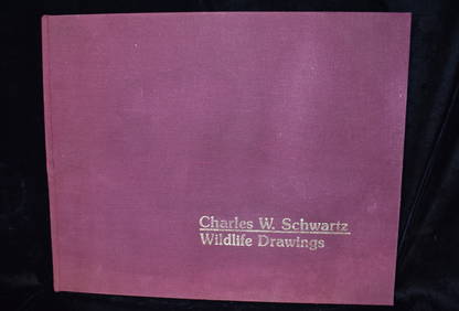 WILDLIFE DRAWINGS by Charles W. Schwartz 1980 1st edition Folio Size Very Good (1 of 6)