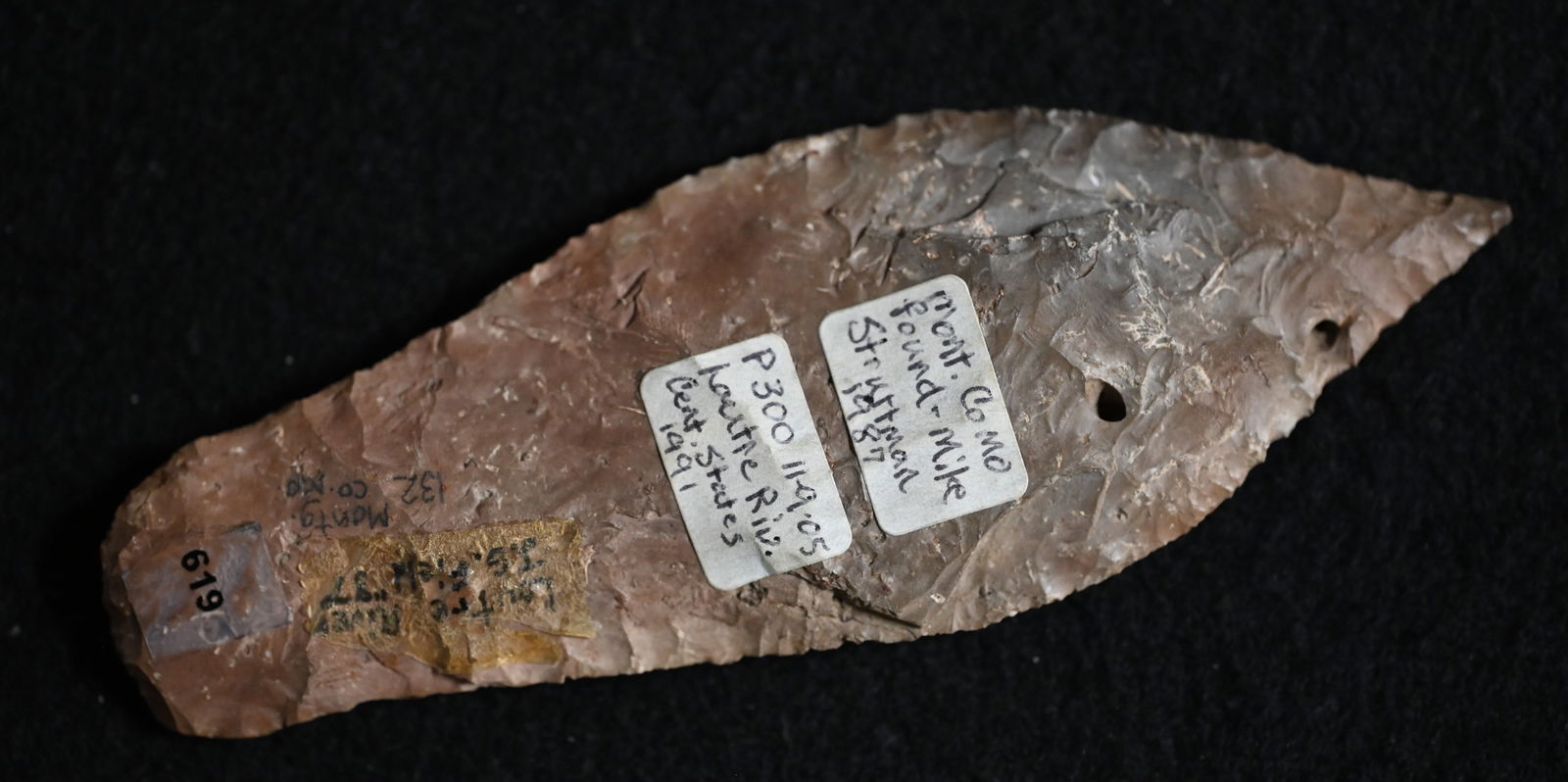 4 11/16" Morse Knife Found in Montgomery Co. Missouri by Mike Struttman near the Loutre River in (1 of 11)