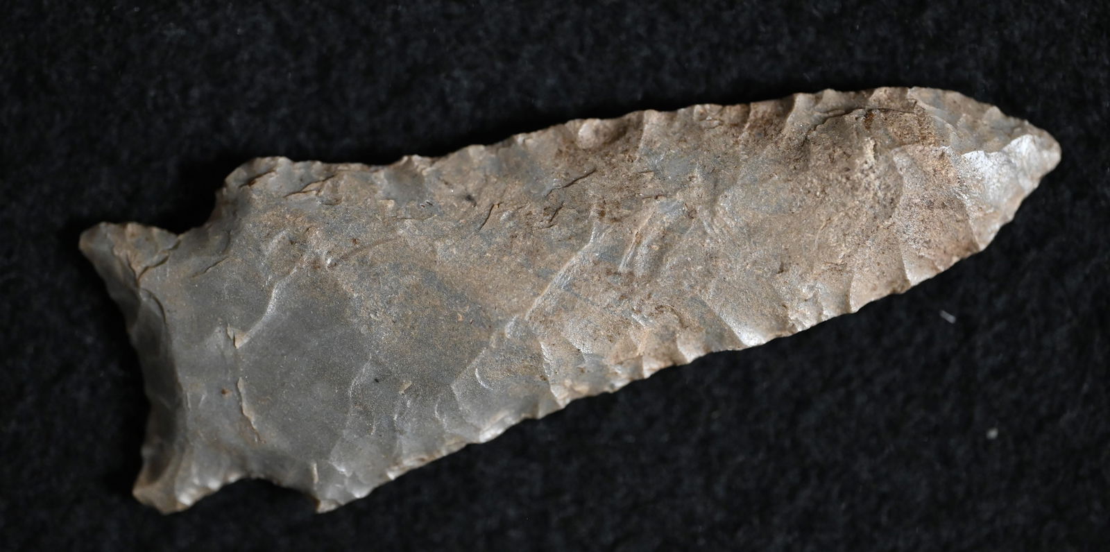 2 7/8" Stilwell Found in Tennessee and made out of Gray Hornstone Chert. (1 of 9)