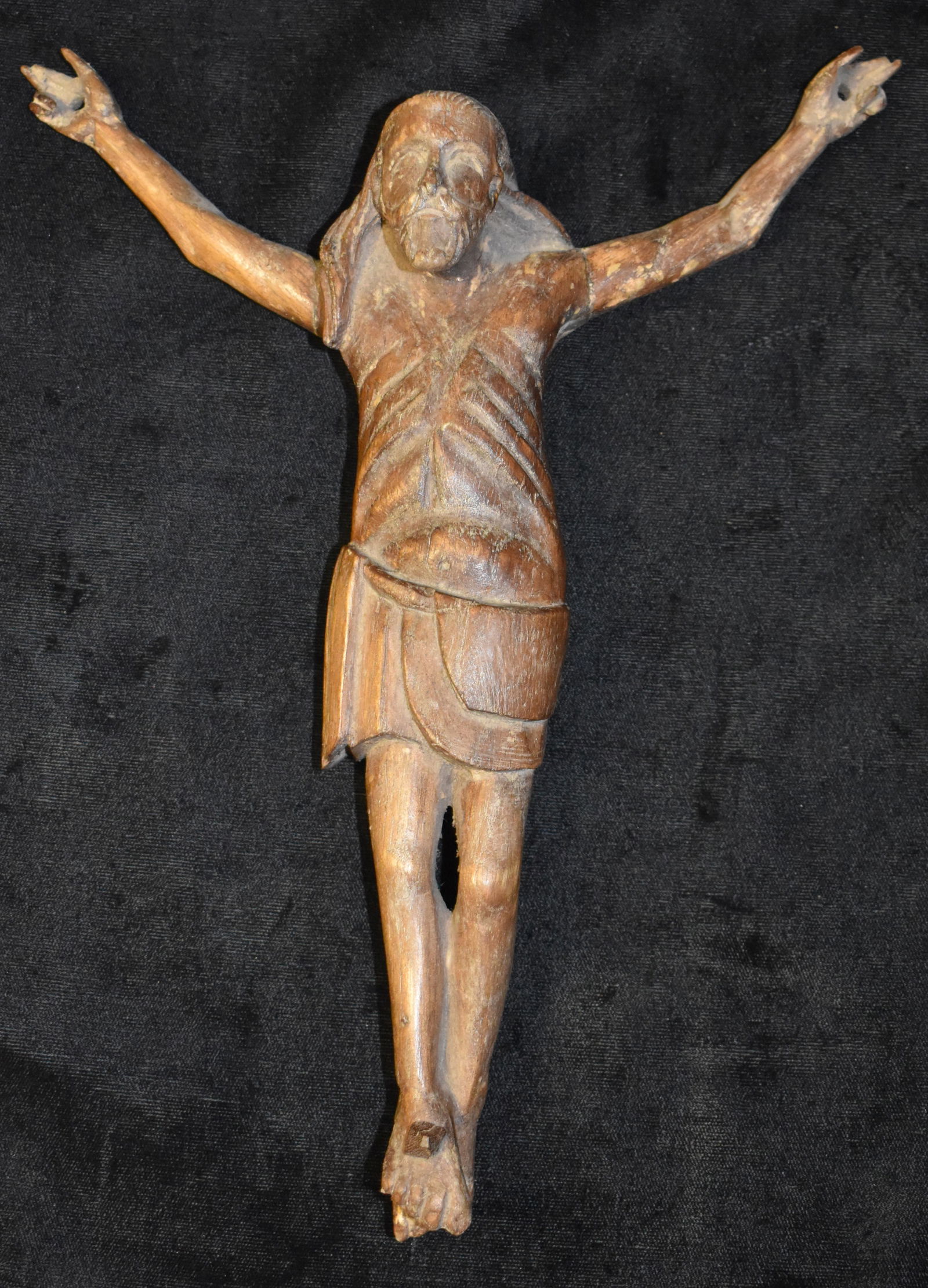 16th-18th Century Hand Carved Wood Corpus of Jesus Christ (1 of 16)
