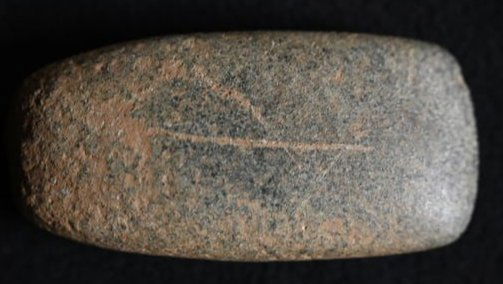 3 5/8" Granite Celt Found in Greene Co. Illinois Ex: Steve Manos Collection. (1 of 8)