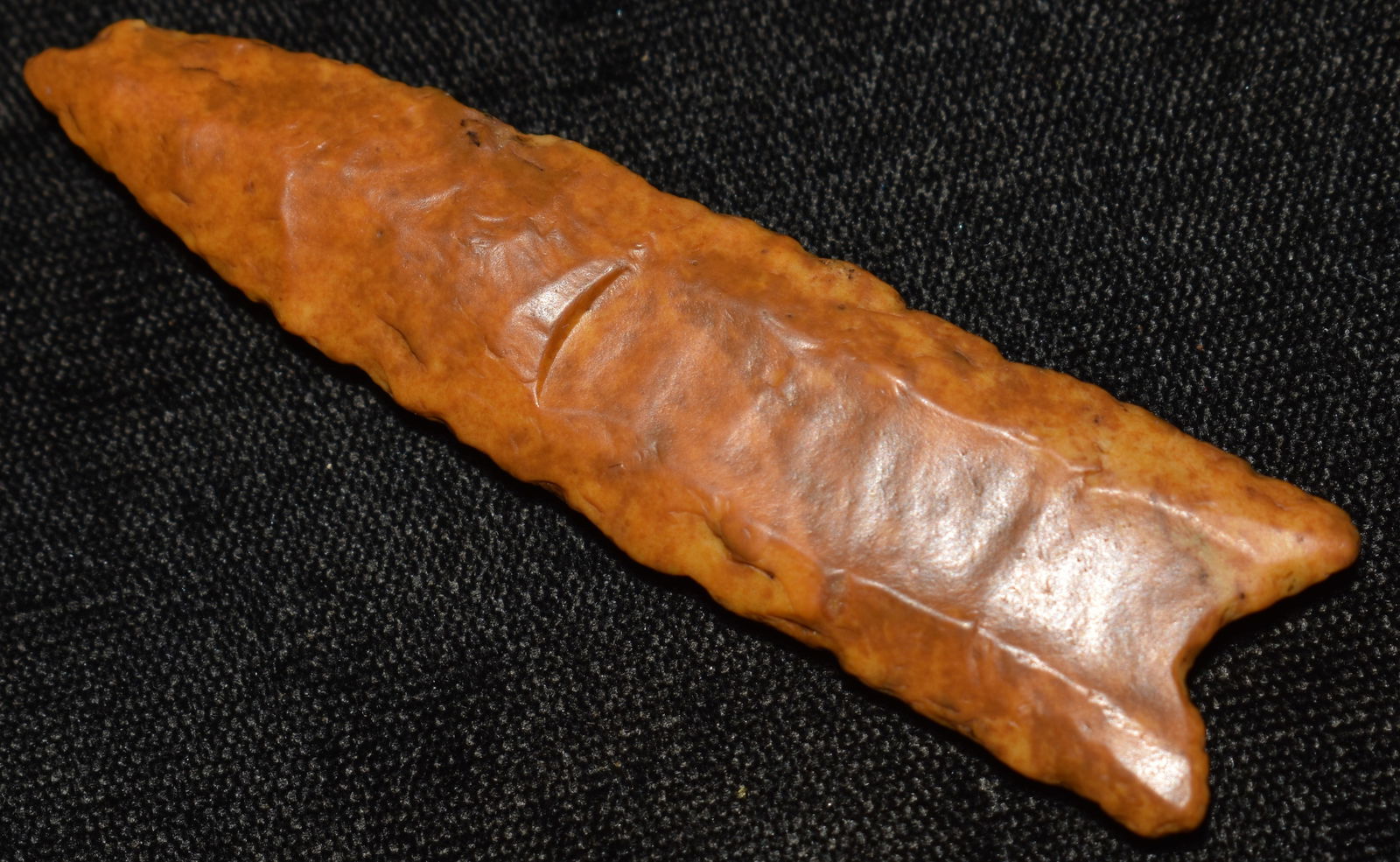 2 3/4" River Patina'd Clovis found in Montgomery County, Missouri w/ Keele COA (1 of 9)
