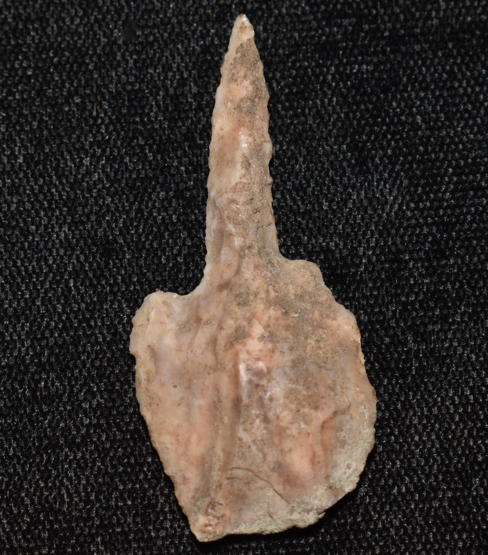 1 13/16" Drill found in Clark County, Missouri: 1 13/16" Drill found in Clark County, Missouri. From the life time collection of James Bond. Key words: Ancient, Prehistoric Native American Indian Artifacts, Arroweads, Stone Tools