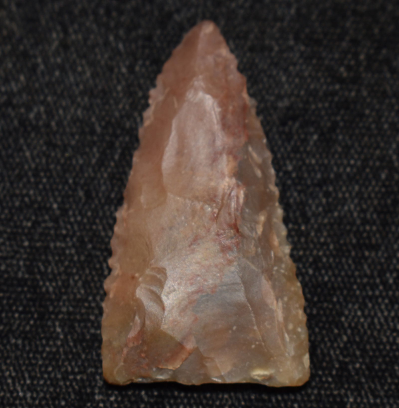 1 1/2" Serrated Carter Cave Fort Ancient Arrowhead found in Kentucky (1 of 7)