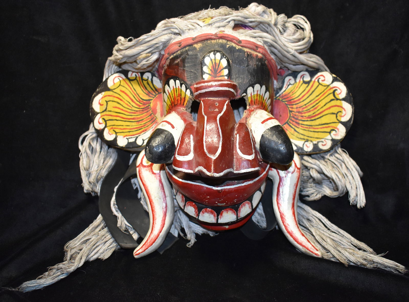 Sri Lanka Makara Mask  - Mid Century or Older (1 of 13)