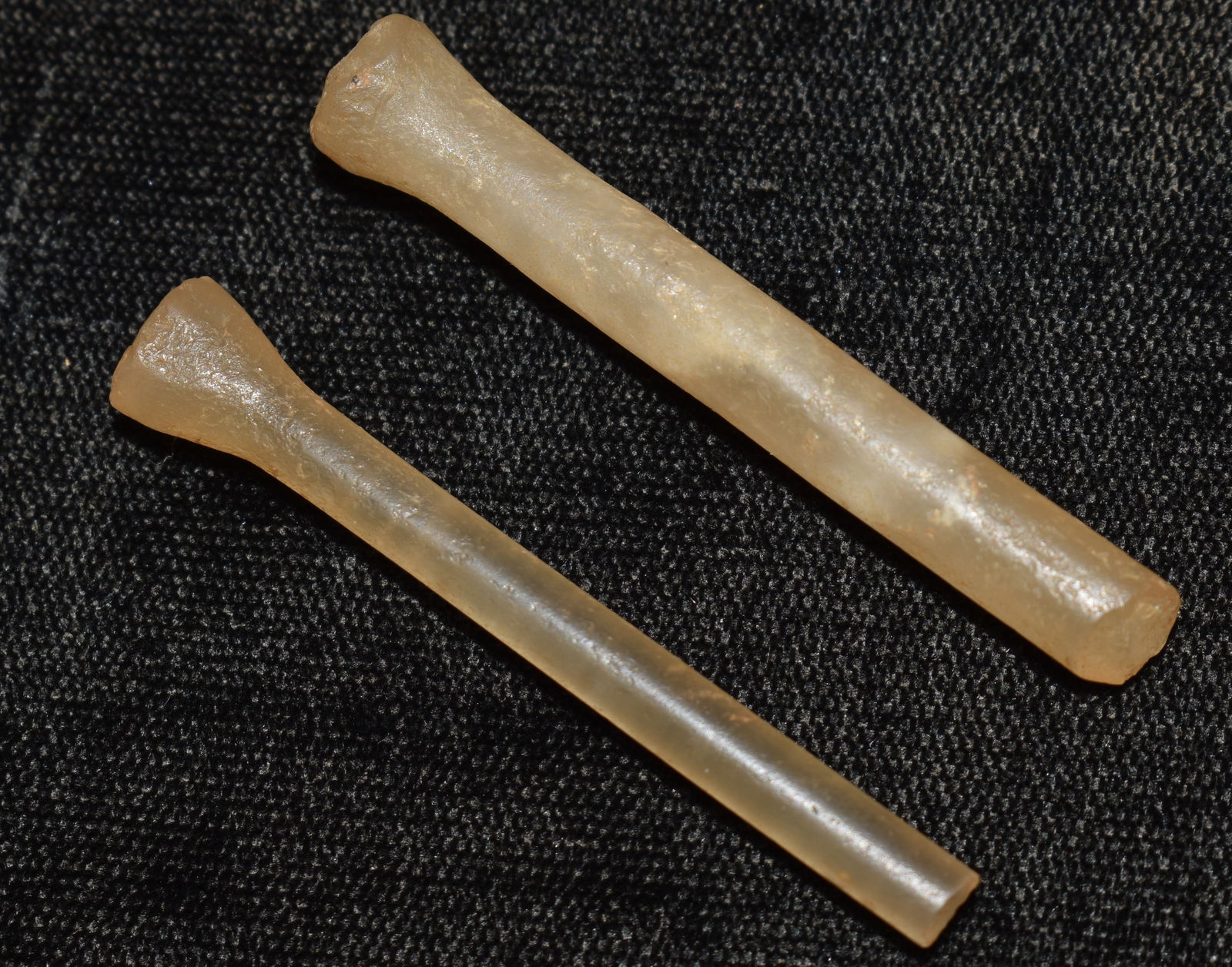 Pair of Neolithic Quartz Ear Plugs found in the Sahara Desert, Africa 3500 to 50,000 yrs old (1 of 5)