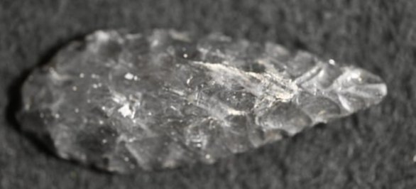 2 5/8" Obsidian Cascade Found by Venn Keeling in Lake Co. California on or near Bartlett Mountain in (1 of 9)