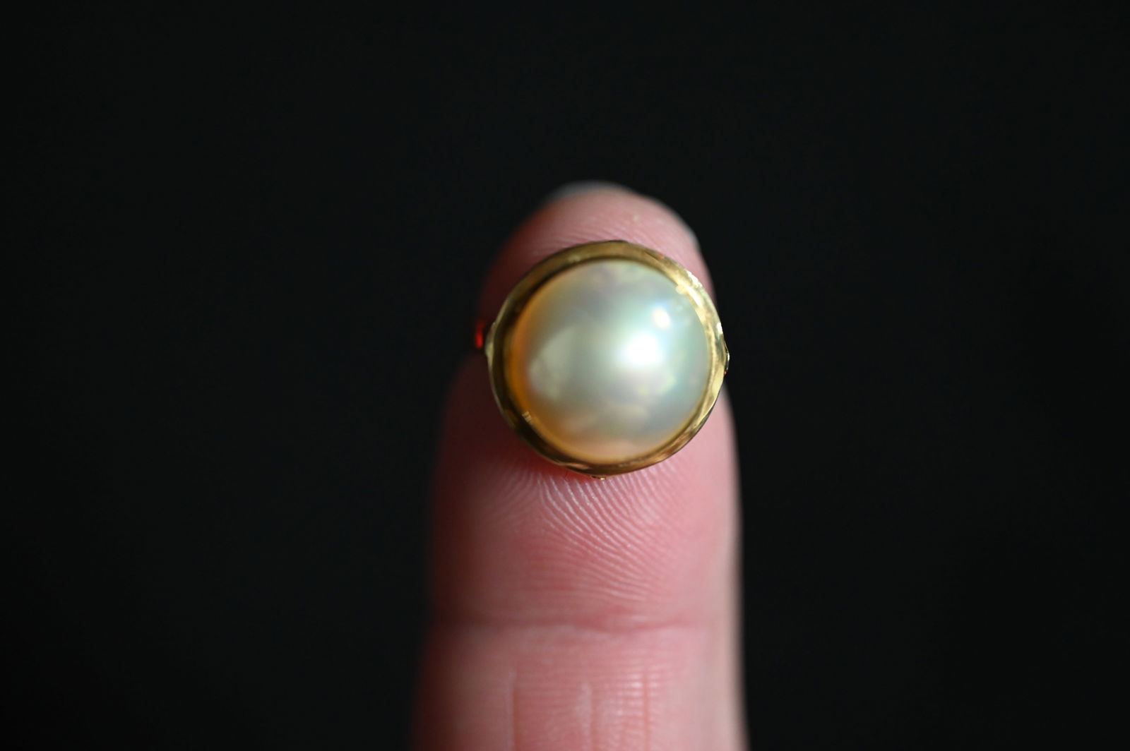 18K Gold Natural MABE RING (1 of 7)