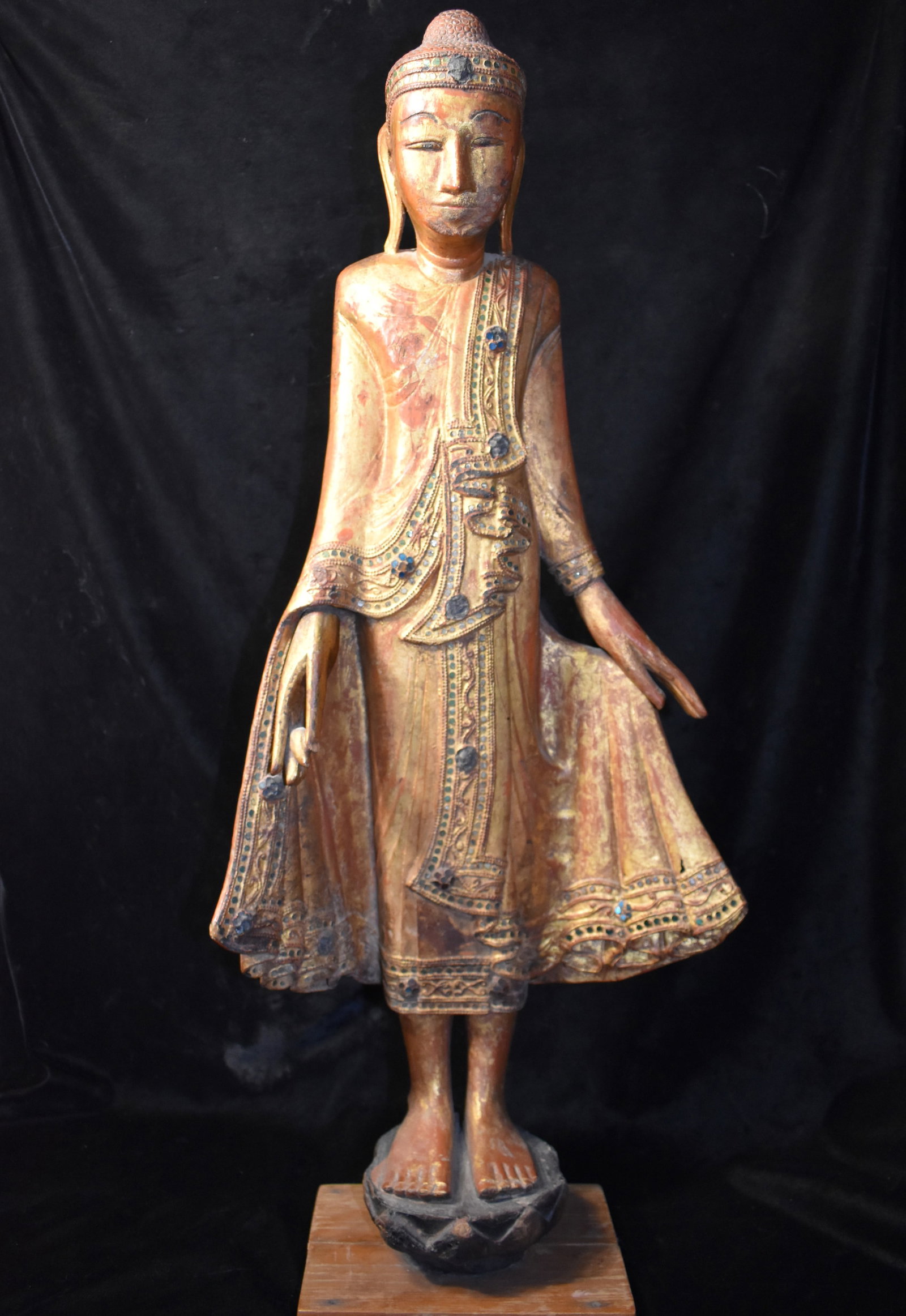 19th Century Mandalay Bermese Buddha Statue (1 of 17)