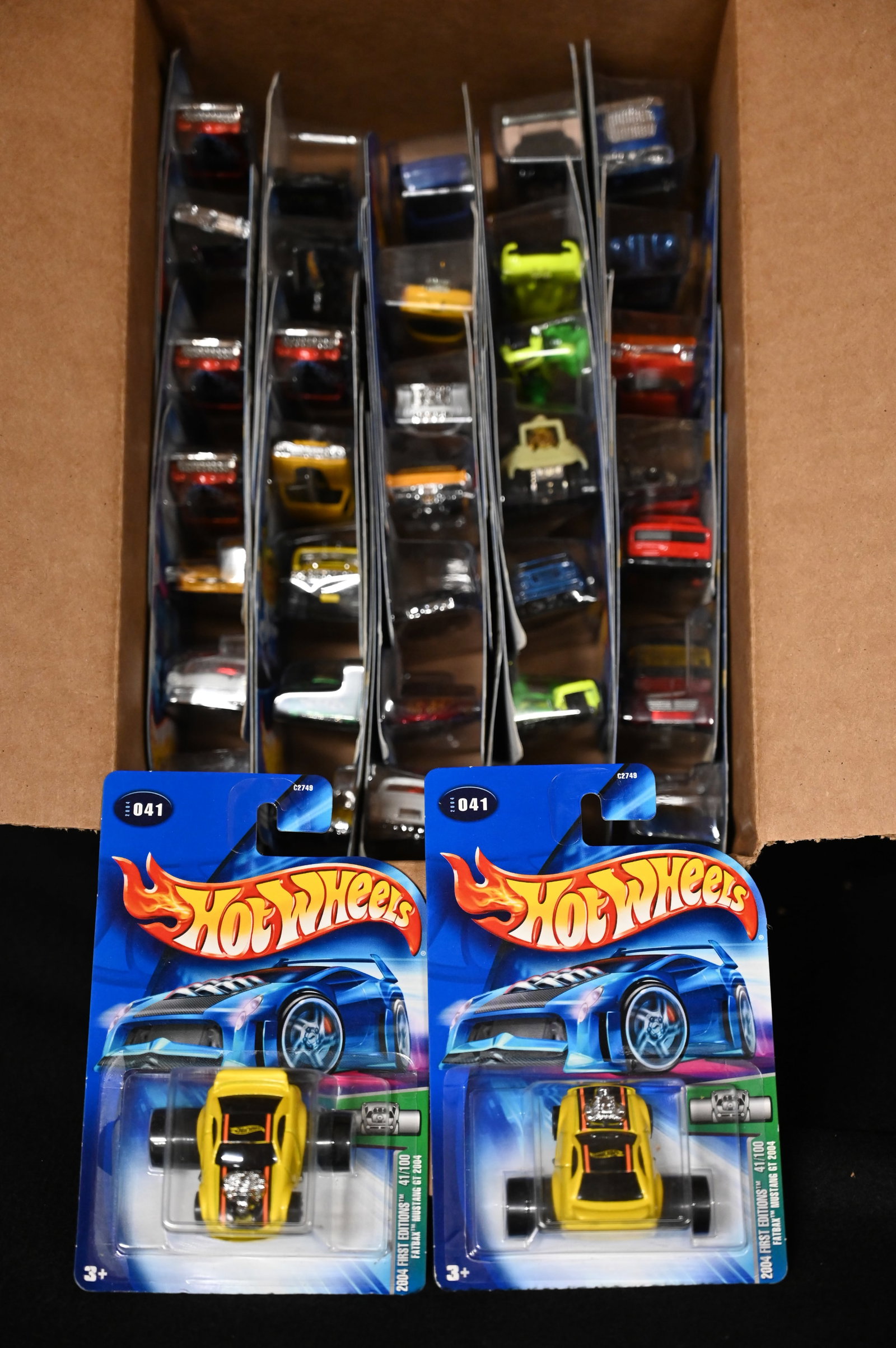 Mattel Hot Wheels Assortment contains 36 cars. All cars are brand new and in their original card.: Mattel Hot Wheels Assortment contains 36 cars. All cars are brand new and in their original card. We made sure the number of cars was correct and did not search through them. Most or all appear to be 