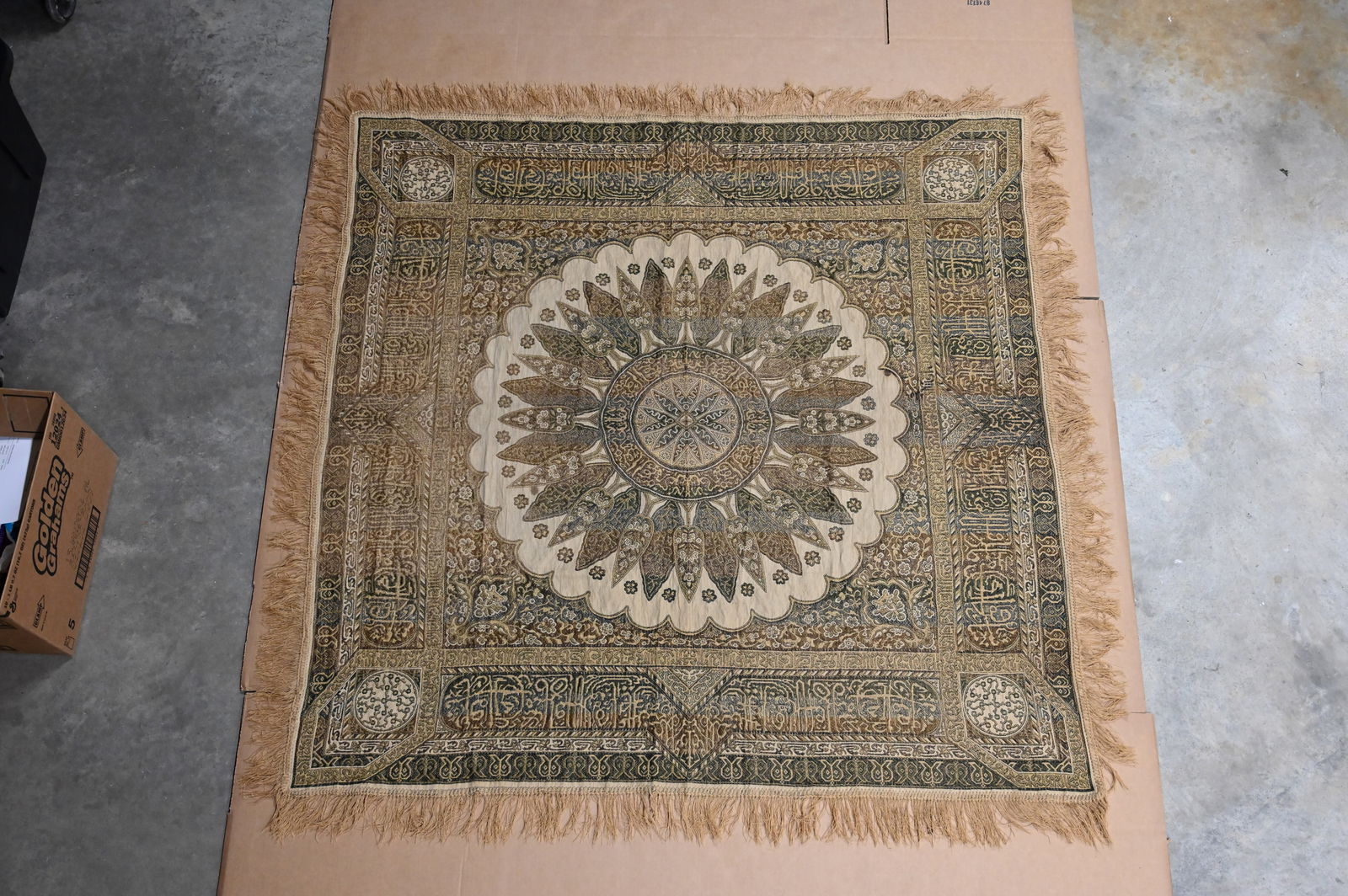 French Table Cloth 56 3/4" x 56 3/4": French Table Cloth 56 3/4" x 56 3/4"