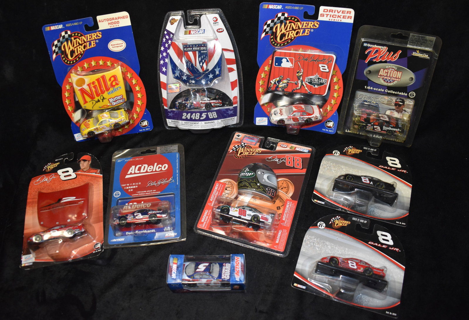 10 Dale Earnhardt Jr 1:24 Scale Diecast Race Cars NIB: 10 Dale Earnhardt Jr 1:24 Scale Diecast Race Cars NIB