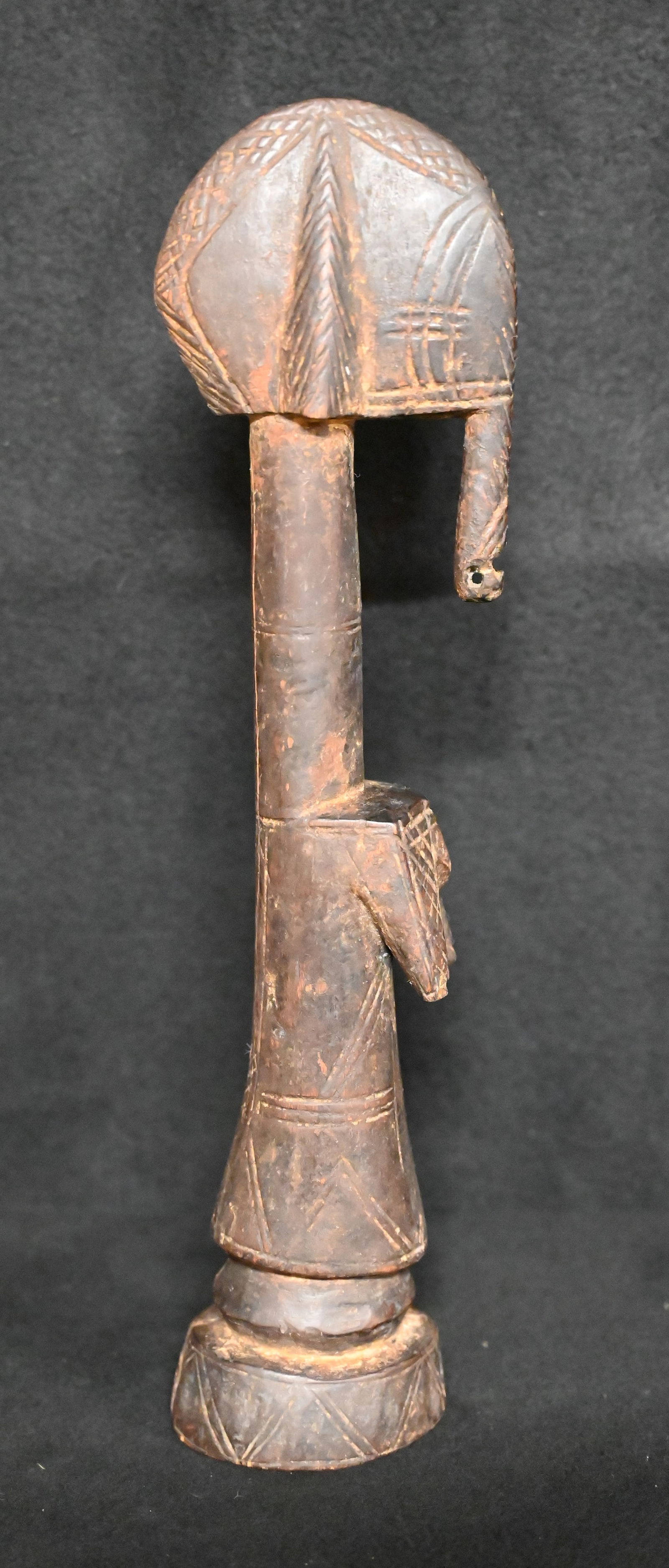 Mossi Doll Hand Carved From Africa.  Each Dolls is created as a Sybol of Fertility, Strength, Good (1 of 5)