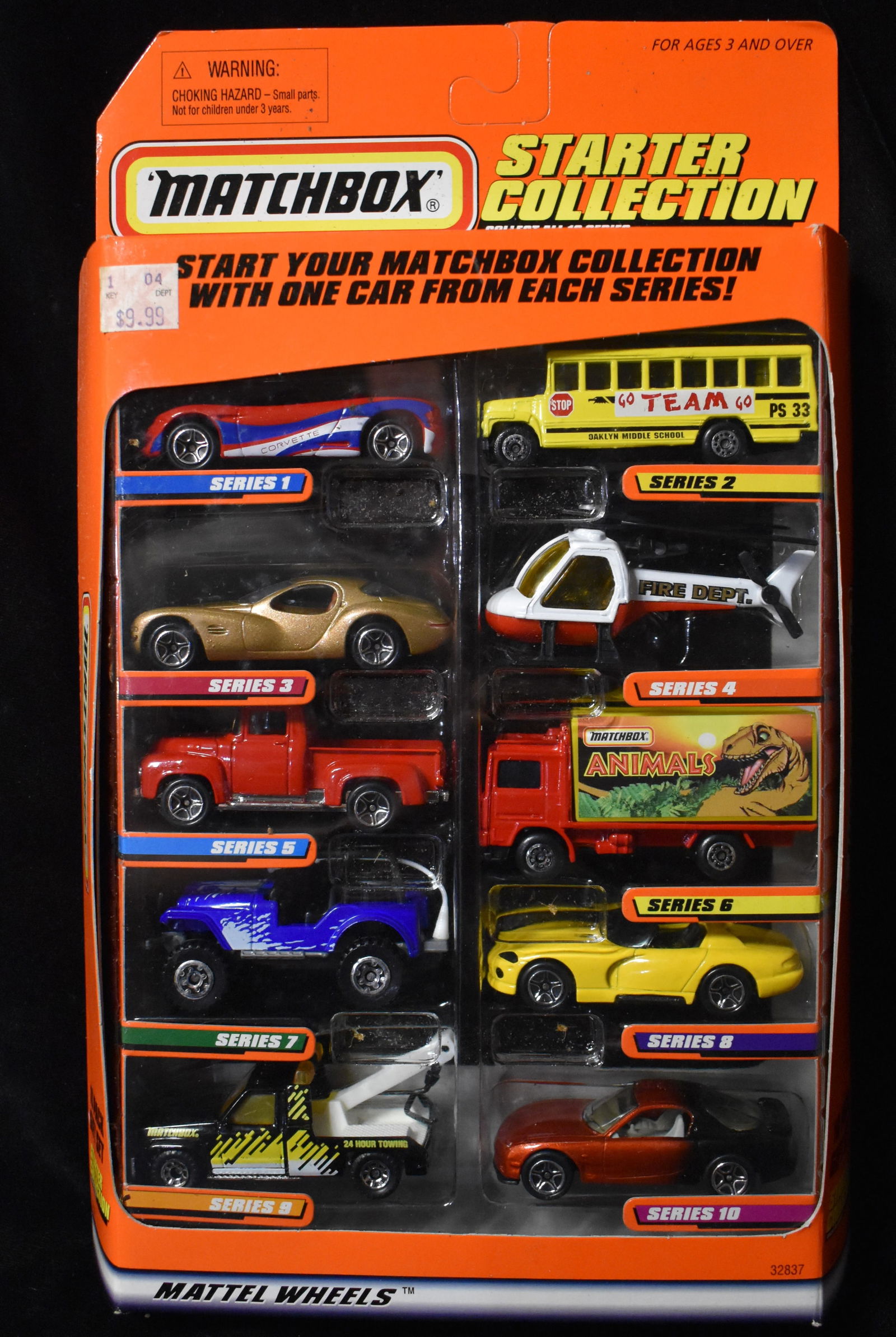 1997 Sealed Matchbox Die Cast 10 Pack Gift Set Starter Collection Item 32837 (1 of 3)