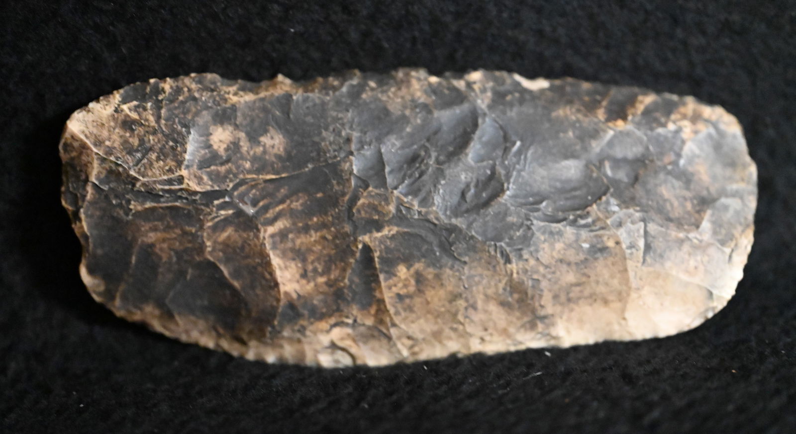 4 15/16" Paleo Square Knife Found by Terry Bourette in Montgomery Co. Missouri in Elkhorn River near (1 of 12)