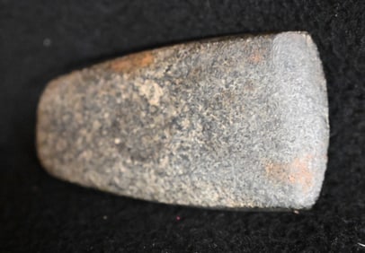 3 9/16" Granite Adz Found in Pike Co. Illinois Ex: Eldon Launer Collection.