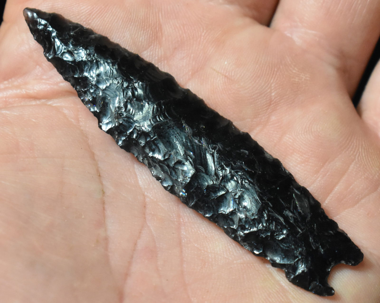 3 1/4" Obsidian Humboldt found in Oregon w/ Keele COA (1 of 11)