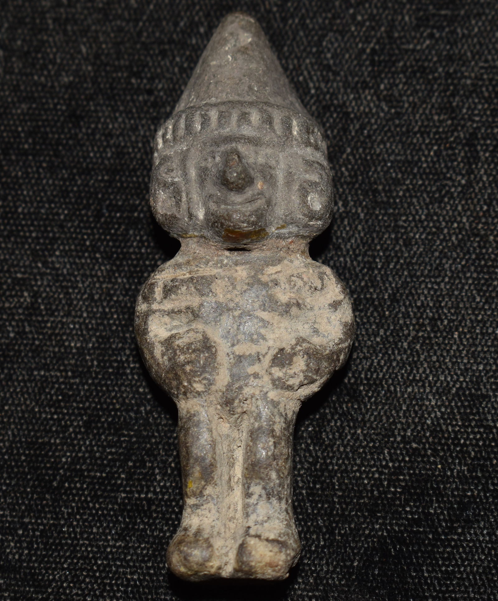 2 5/8" Pre-Columbian Pottery Colima Figure found in Central America appx 2000 yrs old (1 of 7)