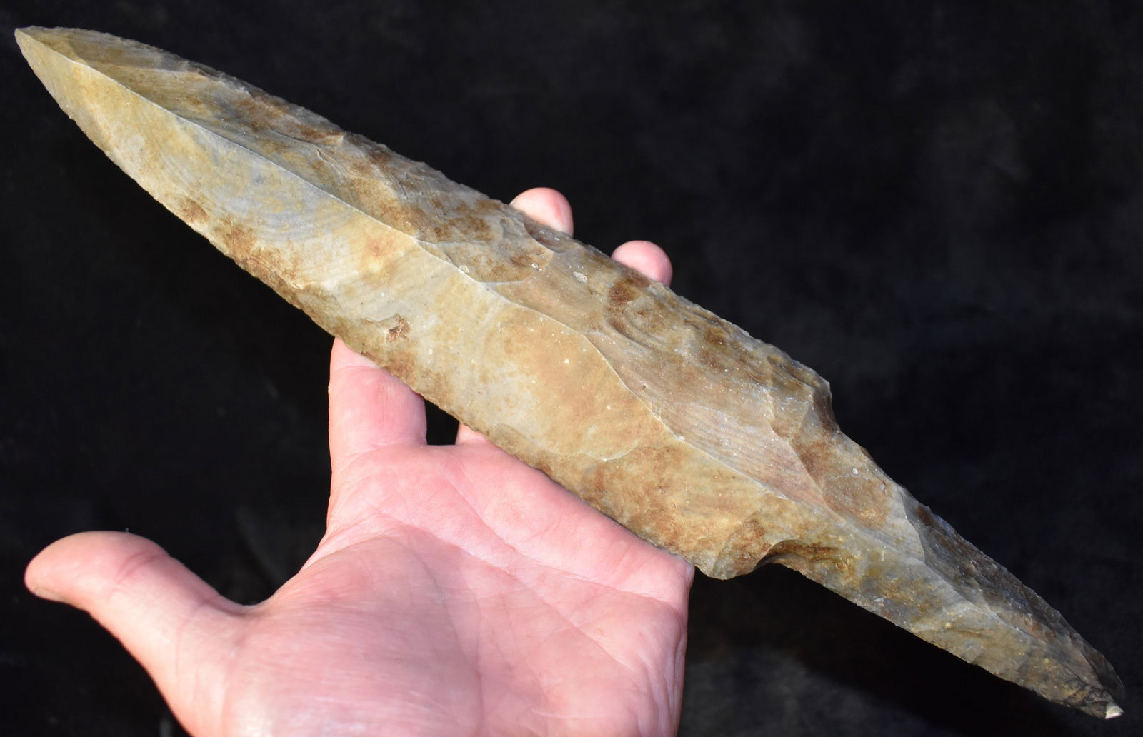 14 1/4" Museum Grade Pre-Columbian Mayan Uniface Dagger (1 of 10)