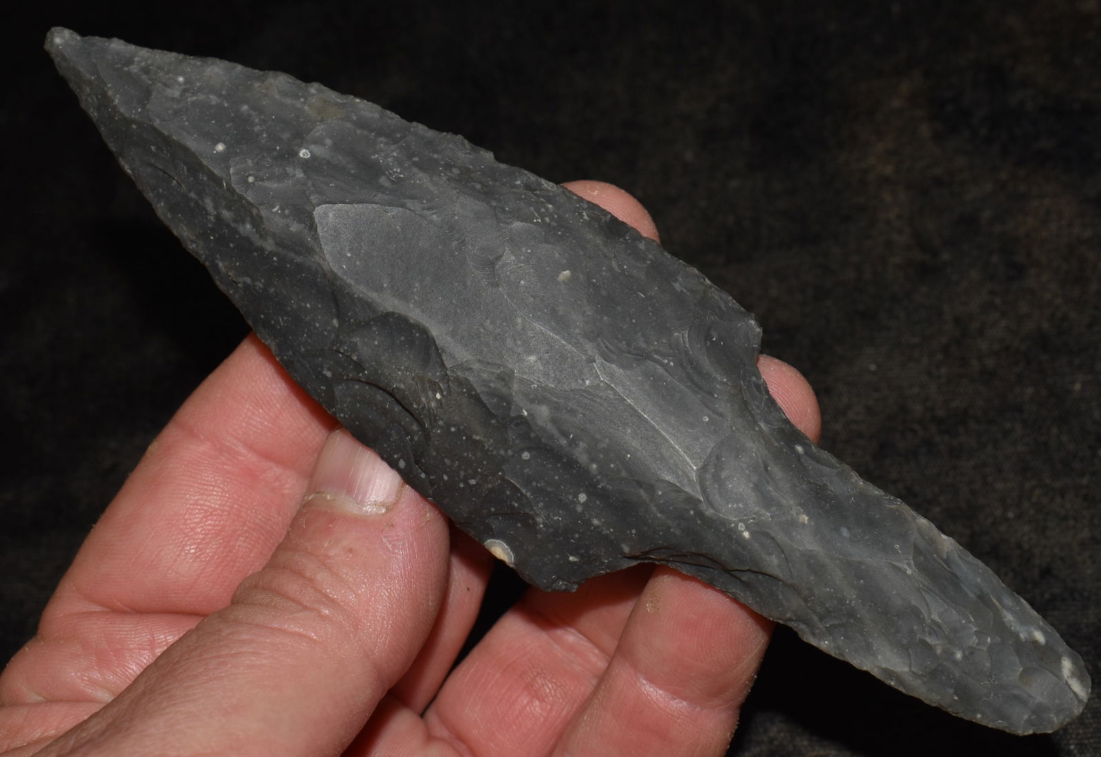 6" Pre-Columbian Mayan Bifacially Flaked Mayan Dagger (1 of 9)