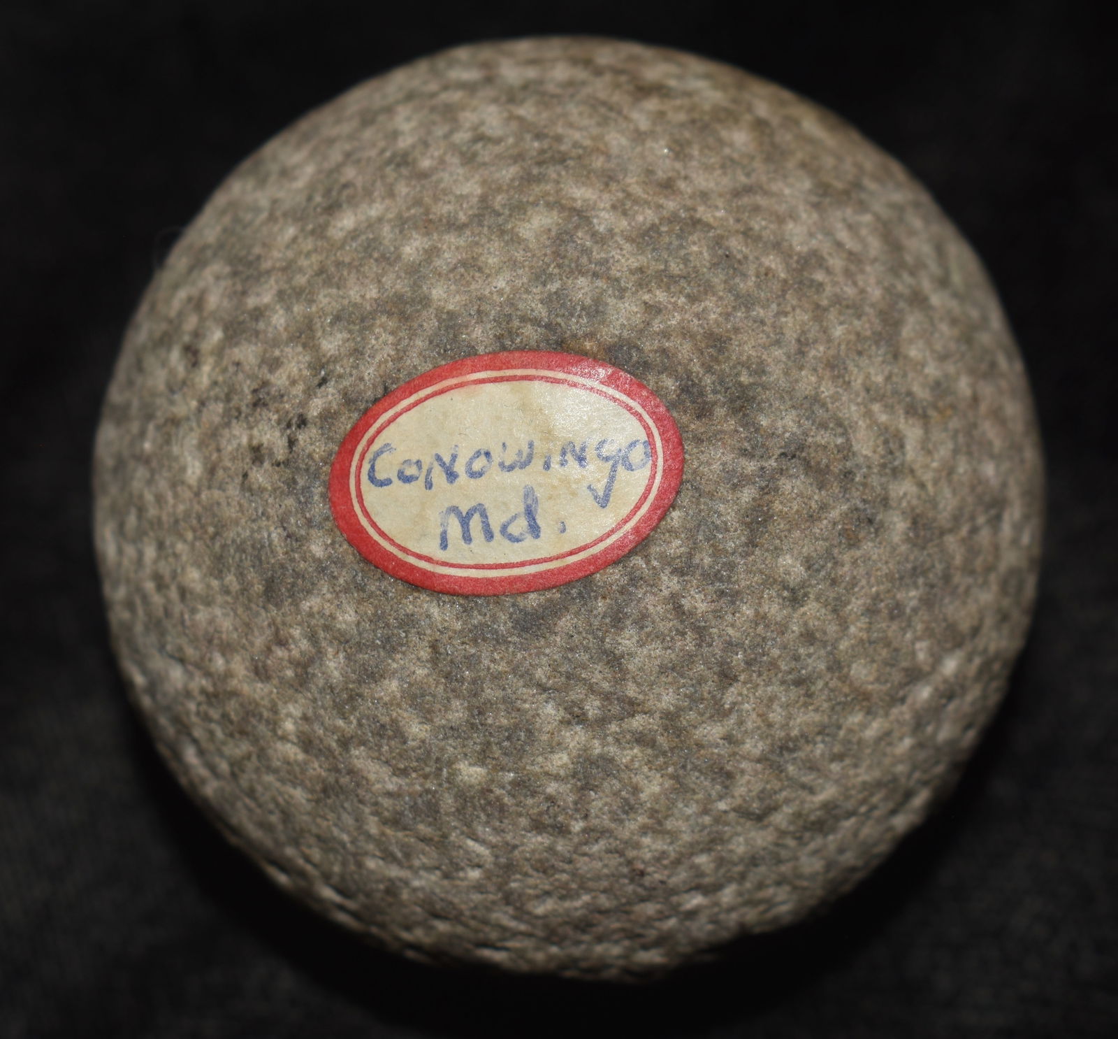 Nicely Developed 2" Granite Game Ball found in Conowingo Maryland (1 of 6)