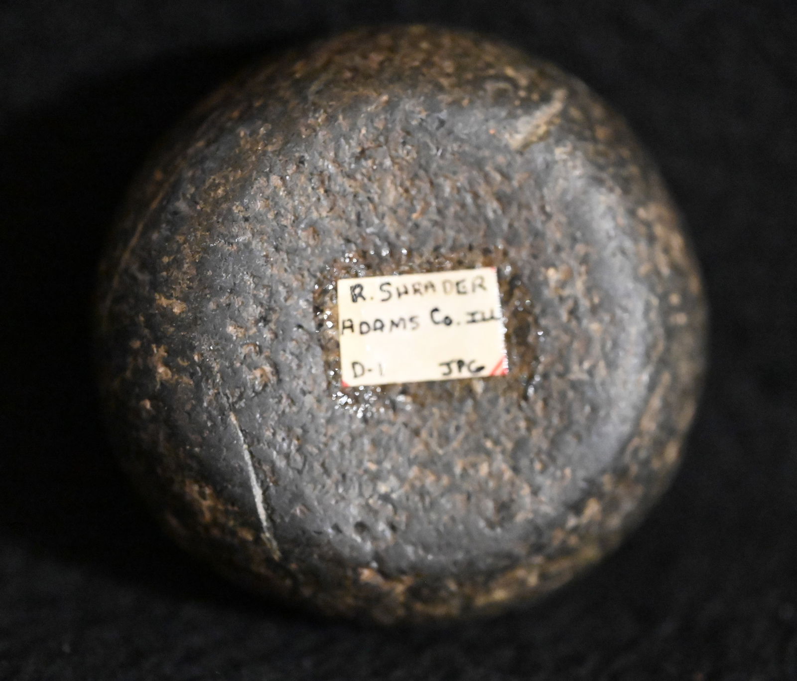 2 9/16" Discoidal Found in Adams Co. Illinois W/ Ryan Keele COA Ex: R. Schrader, Steve Manos, Matt (1 of 7)