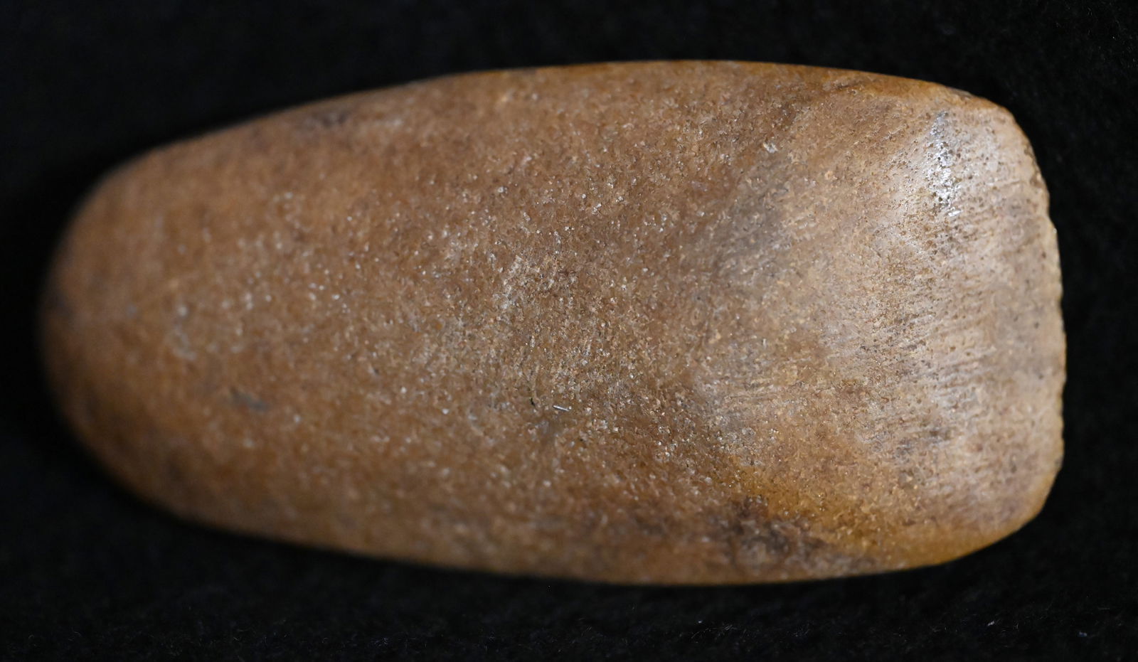 3 3/8" Yellow Quartz Adz Found in St. Louis Co. Missouri Ex: Joe Didden, Matt Lay Collections. (1 of 9)