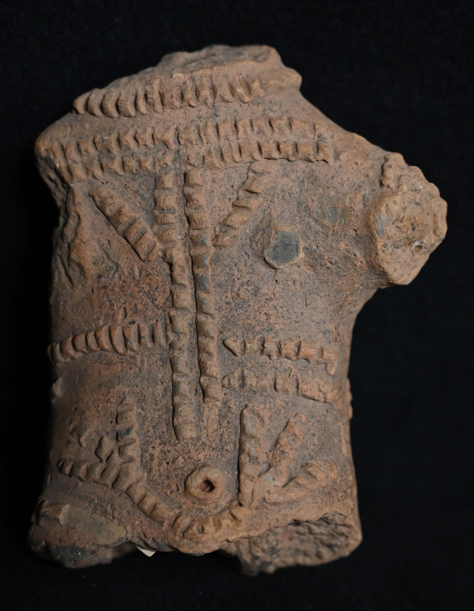 Very Rare Fragment of an Equestrian Figure found in Niger, Africa, 3rd-11th Century.  5 1/2" (1 of 7)