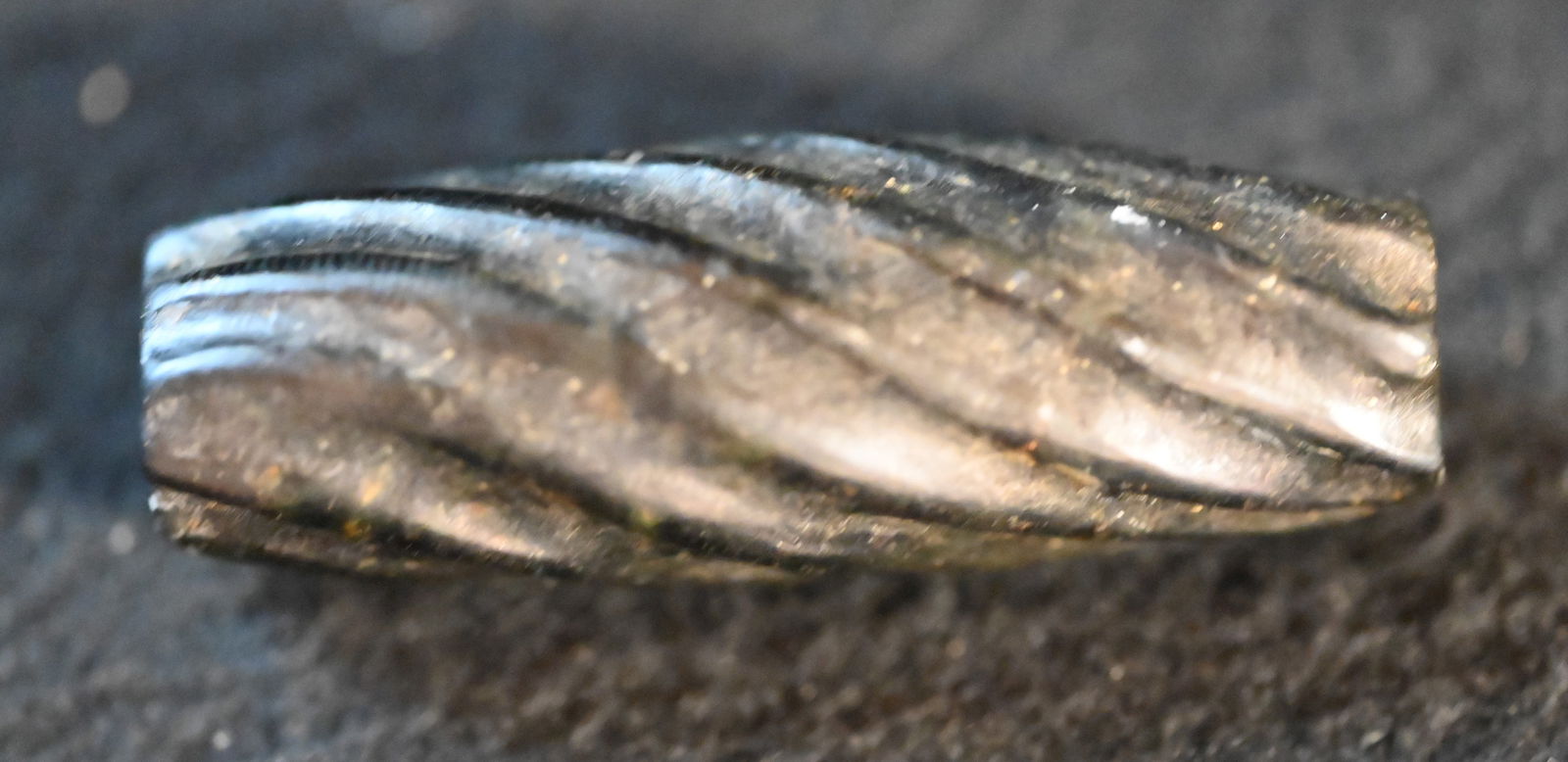 2 7/16" Steatite Pipe Stem Found in North Carolina. (1 of 5)