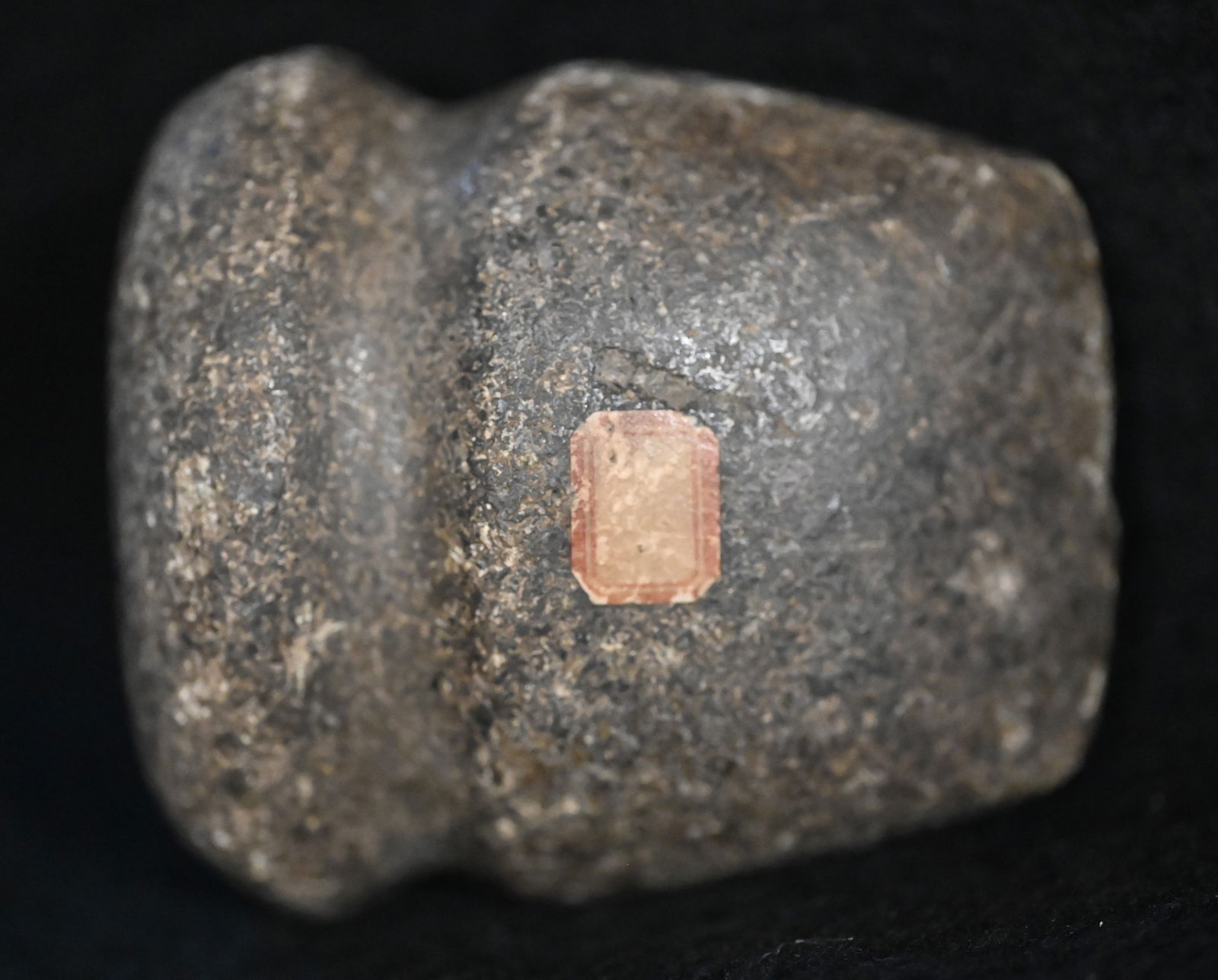 2 7/8" Granite Full Groove Axe Found in Jersey Co. Illinois W/ Sam Cox COA Ex: John Bender, Matt Lay (1 of 10)