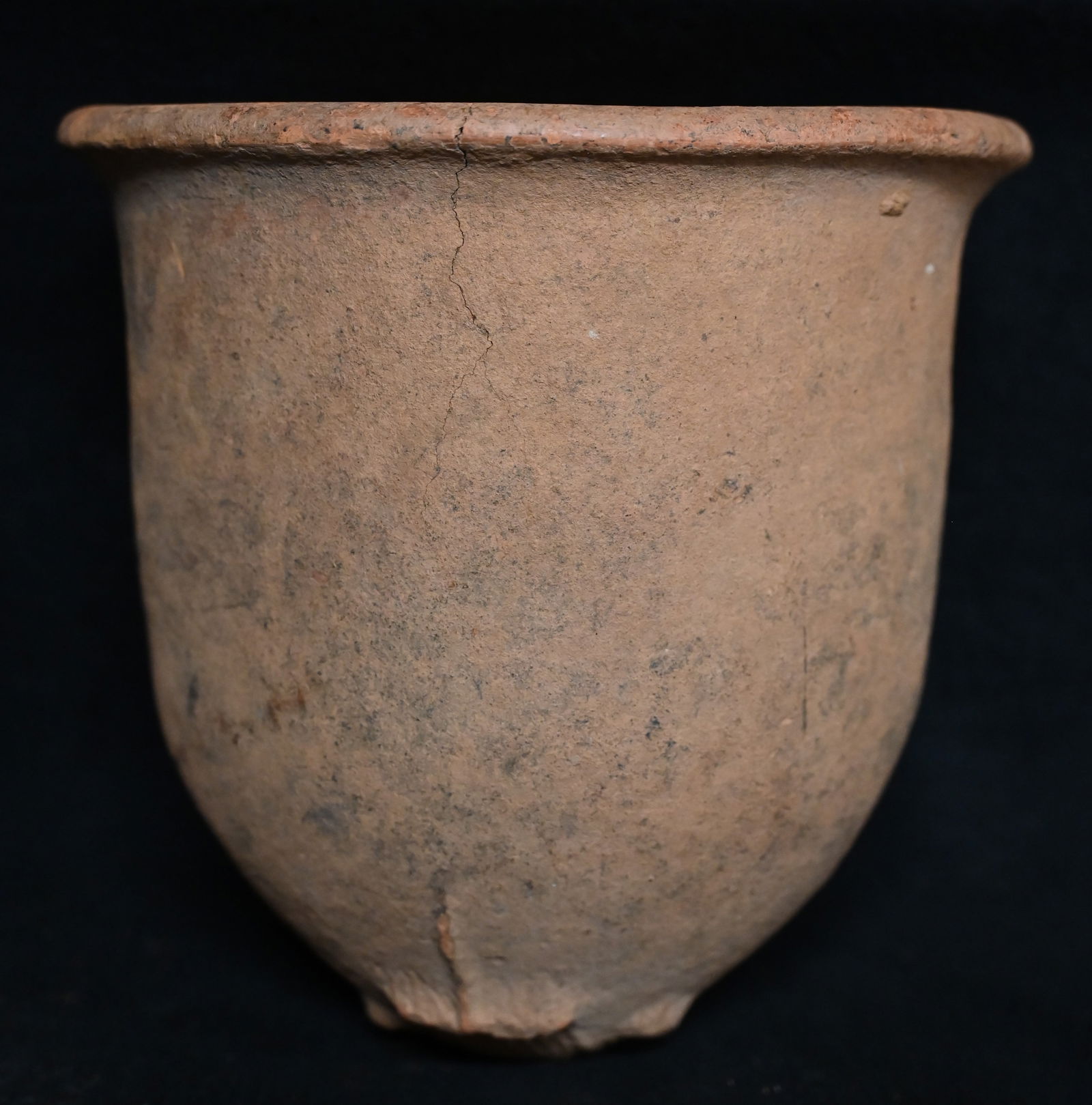 8 1/2" Terracotta Pot From Bura Asinda In Niger Africa Circa 3rd - 11th century.  This is a very (1 of 8)