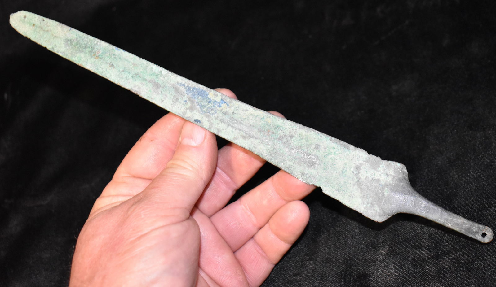 Large 10 5/8" Bronze Age Spear Head found in Europe 500-1000 BC (1 of 9)