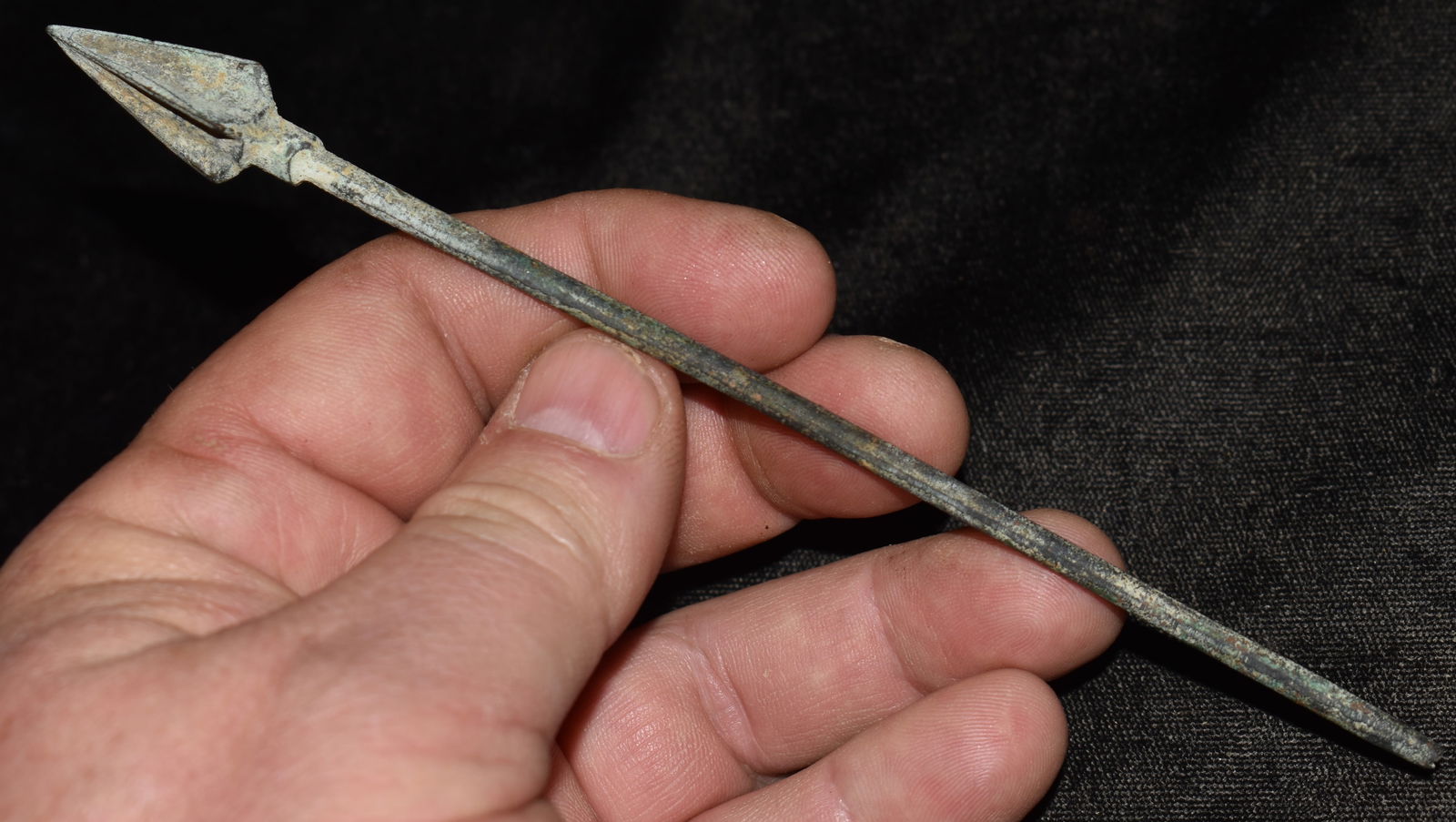 6 1/2" Bronze Luristan Arrowhead or Spear Tip ca. 800 - 600 BC (1 of 8)