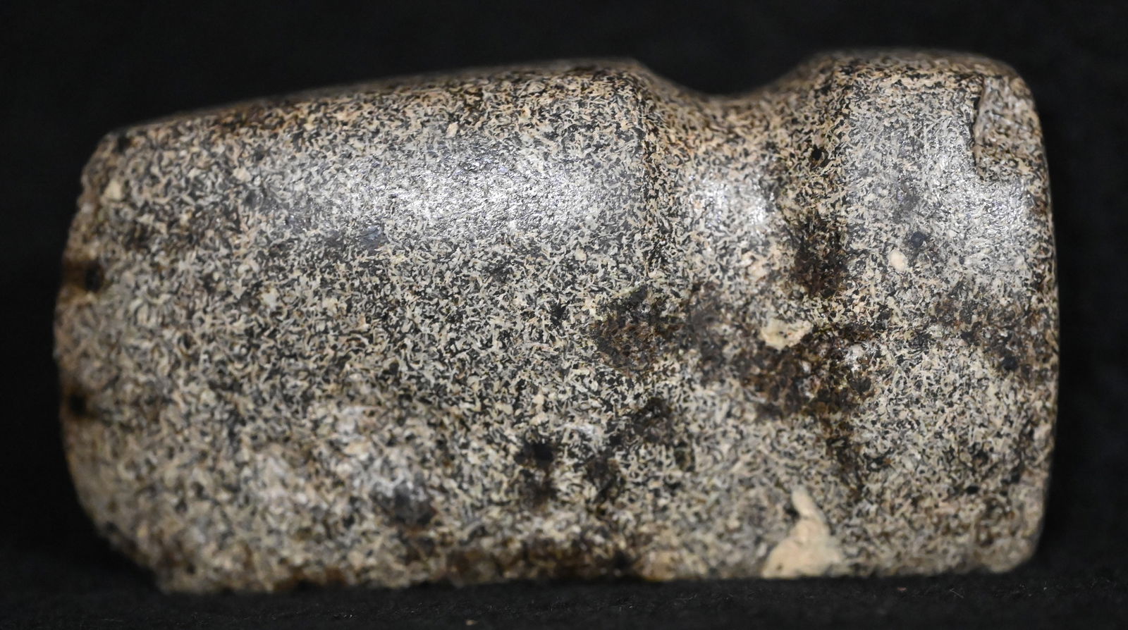 4" Nebo Axe Found in Page Co. Iowa.  Colorful Speckled Granite Material W/ Roy Motley COA Ex: Roy (1 of 11)