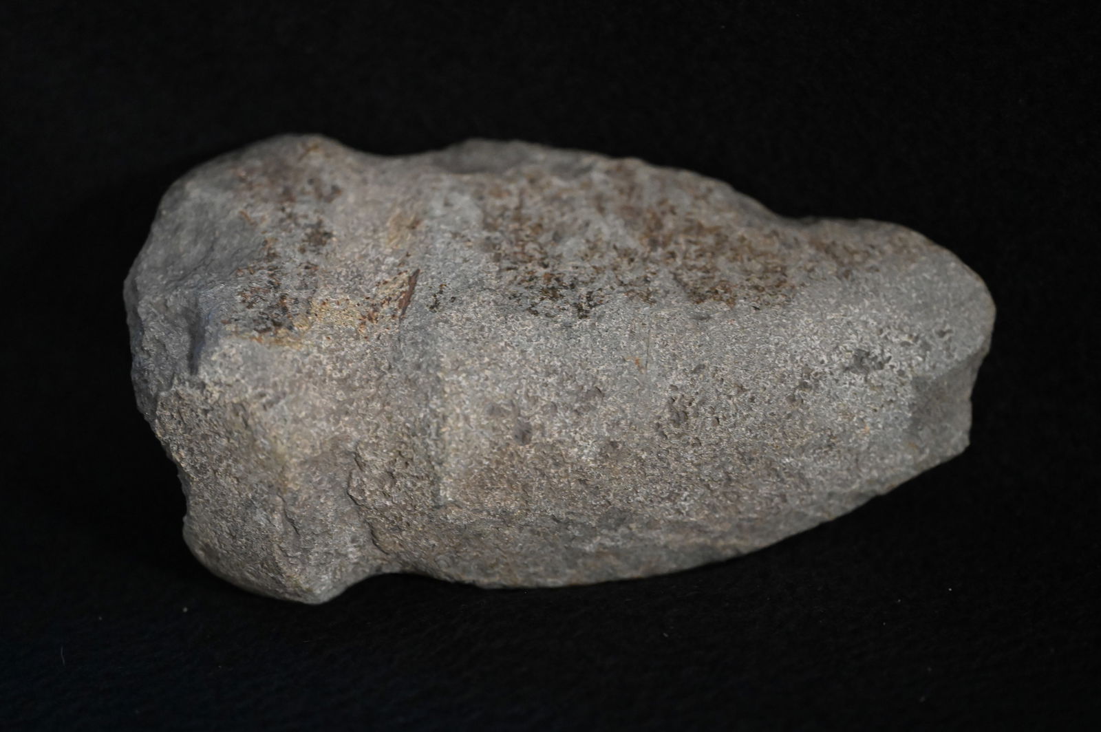 6 3/4" Full Groove Granite Spade Found in Adair Co. Missouri Ex: John Bender, Matt Lay Collections. (1 of 10)