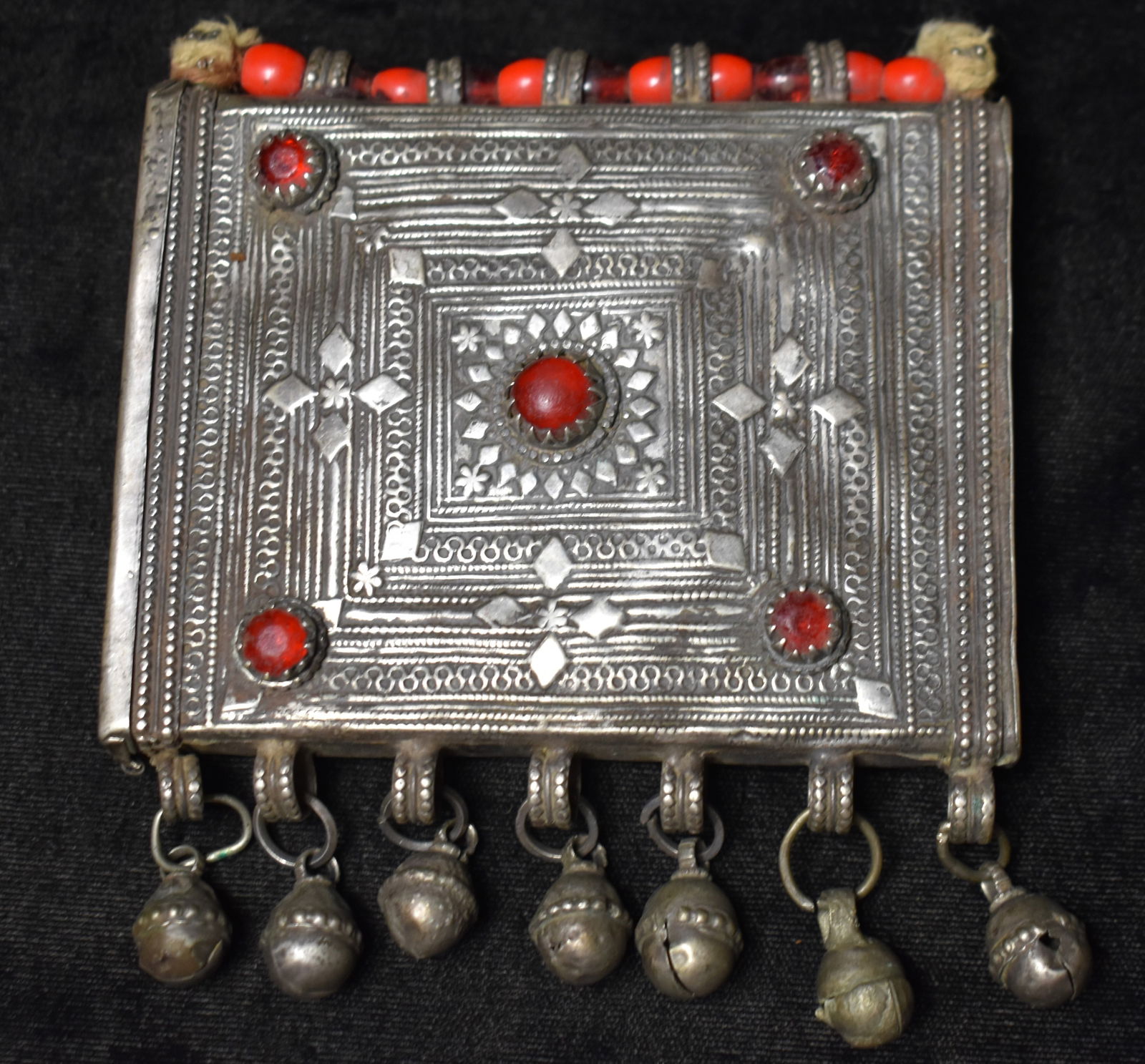 Indo-Persian Silver Amulet Case - Used for Carrying Magical Amulets (1 of 9)