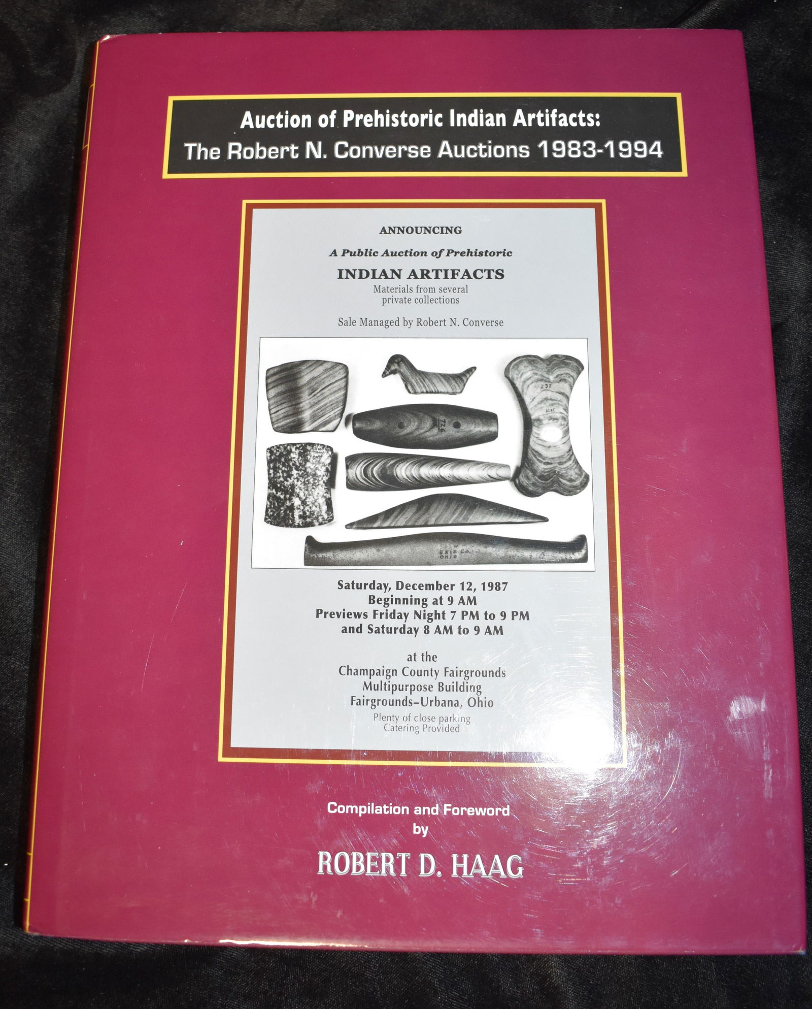 Auction of Prehistoric Indian Artifacts - Converse 1st Edition/Signed/1 of 500 made (1 of 6)