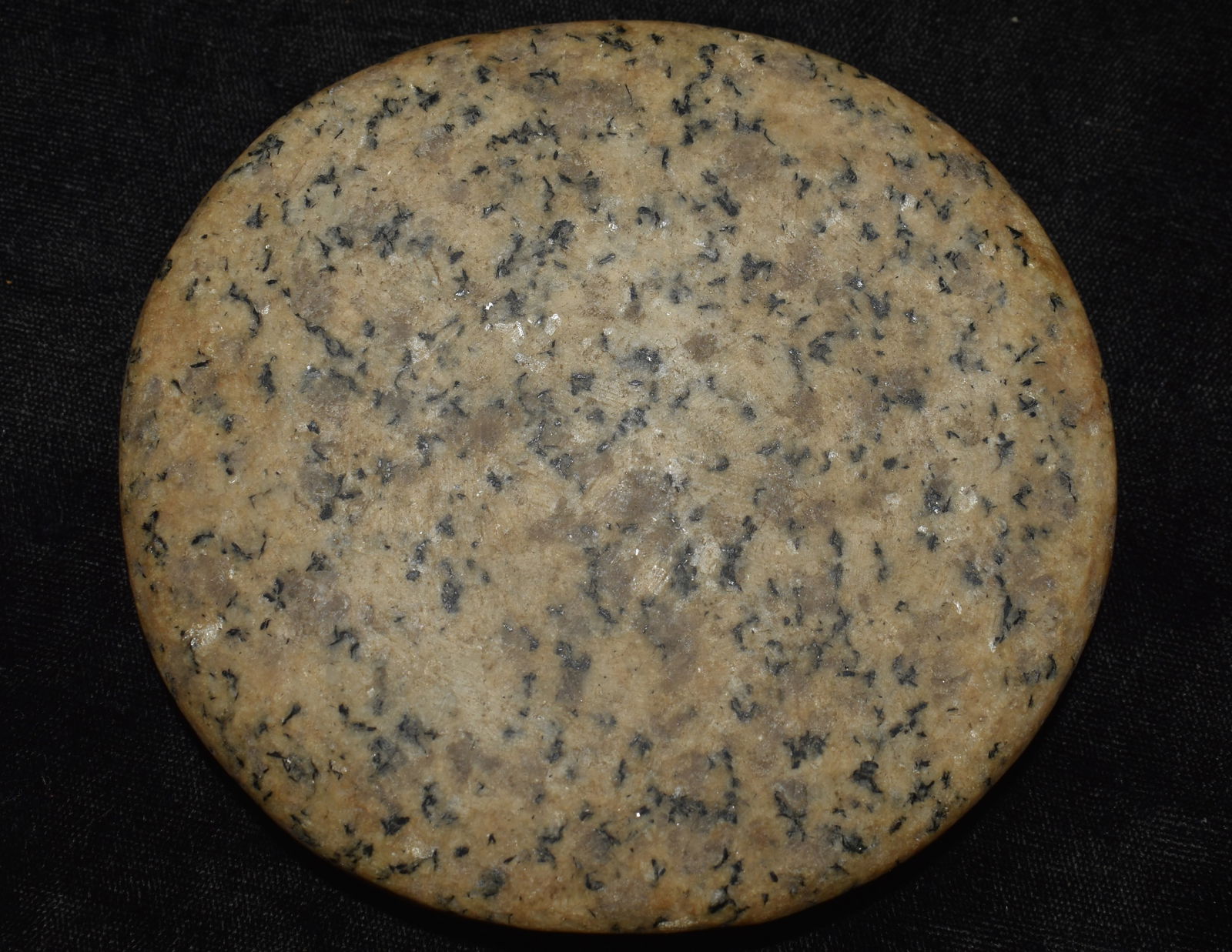 4 3/8" Speckled Granite Disc - Modern Made (1 of 6)