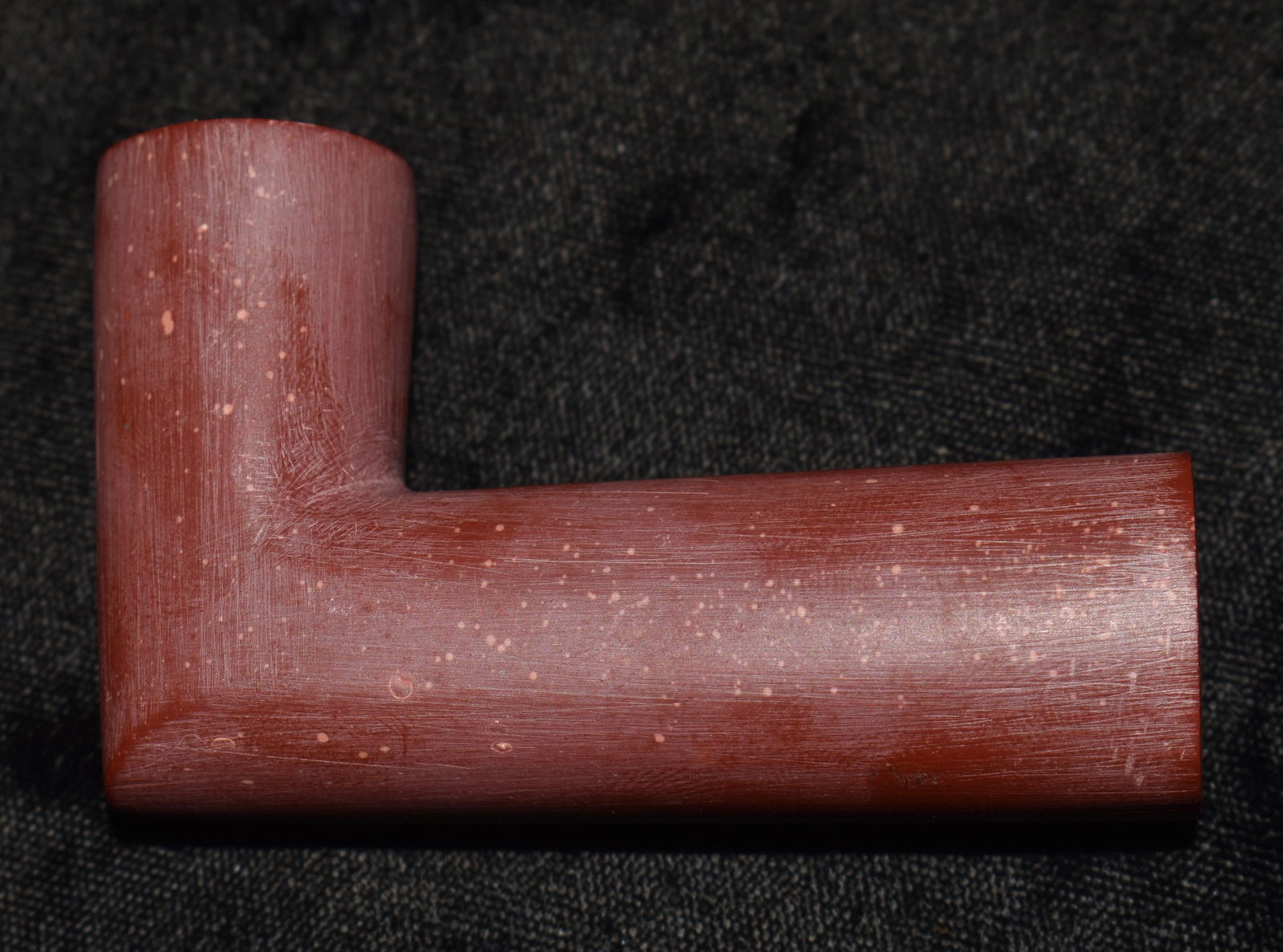 Catlinite Sioux Elbow Pipe - Modern Made with COA (1 of 7)