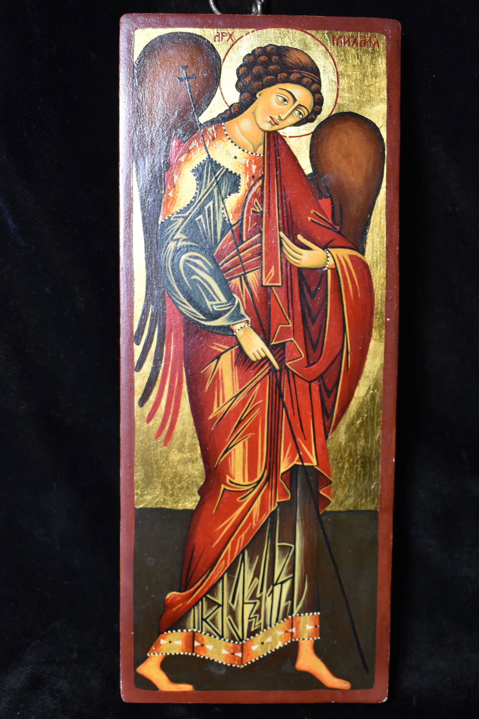 Saint Michael Arch Angel Icon - Bulgarian Oil on Wood (1 of 4)